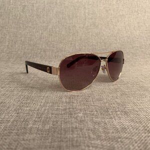 Marc Jacobs MARC 699/S 06J/HA aviator-style sunglasses Gold / Brown NWTs